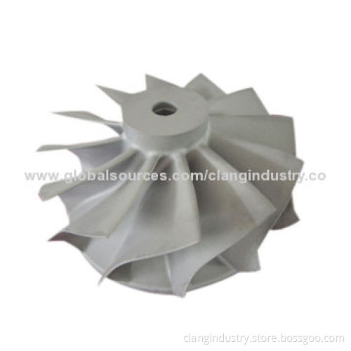 Investment Castings, Turbine Wheel, Made of K418 Material, Foundry